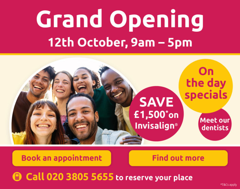 Grand Opening of Wimbledon Smiles. 12 October, 9am - 5pm